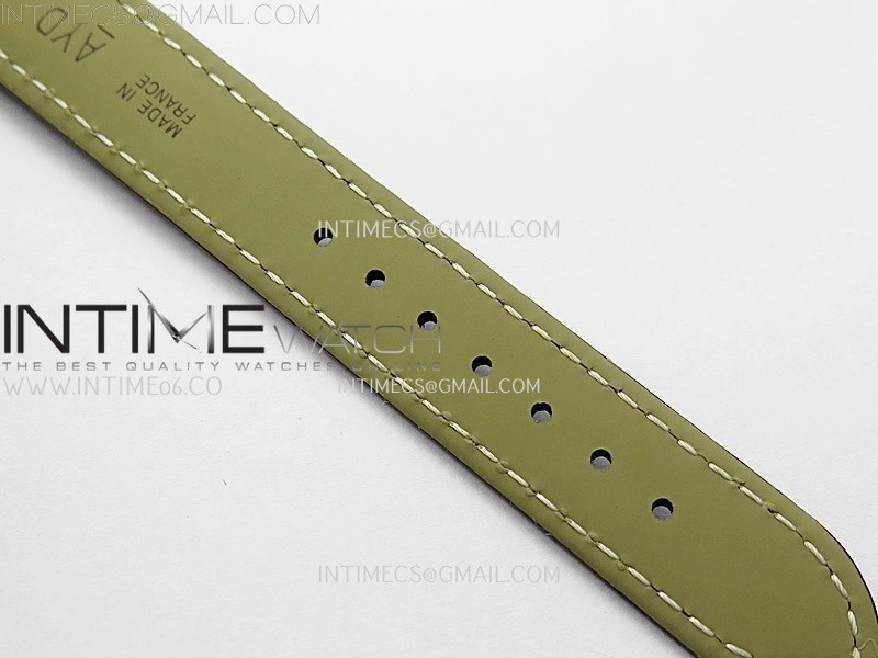Tank Francaise Ladies 21.2mm RG 8848F 1:1 Best Edition Silver Dial on Red Leather Strap Ronda Quartz V2